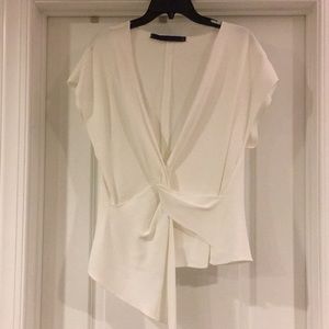 Zara white blouse